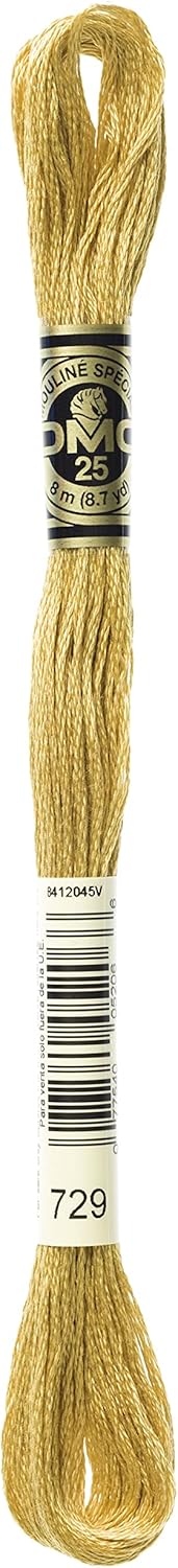 Dmc 6-Strand Embroidery Cotton 8.7yd-Medium Old Gold