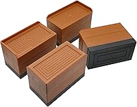 Vista 19 de Elevadores de Cama, Elevadores de Muebles de Tamaño Grande, Bloques Ajustables de Elevación de 1/2/3/4/5/6/7/8/9/10 Pulgadas para Cama, Sofá