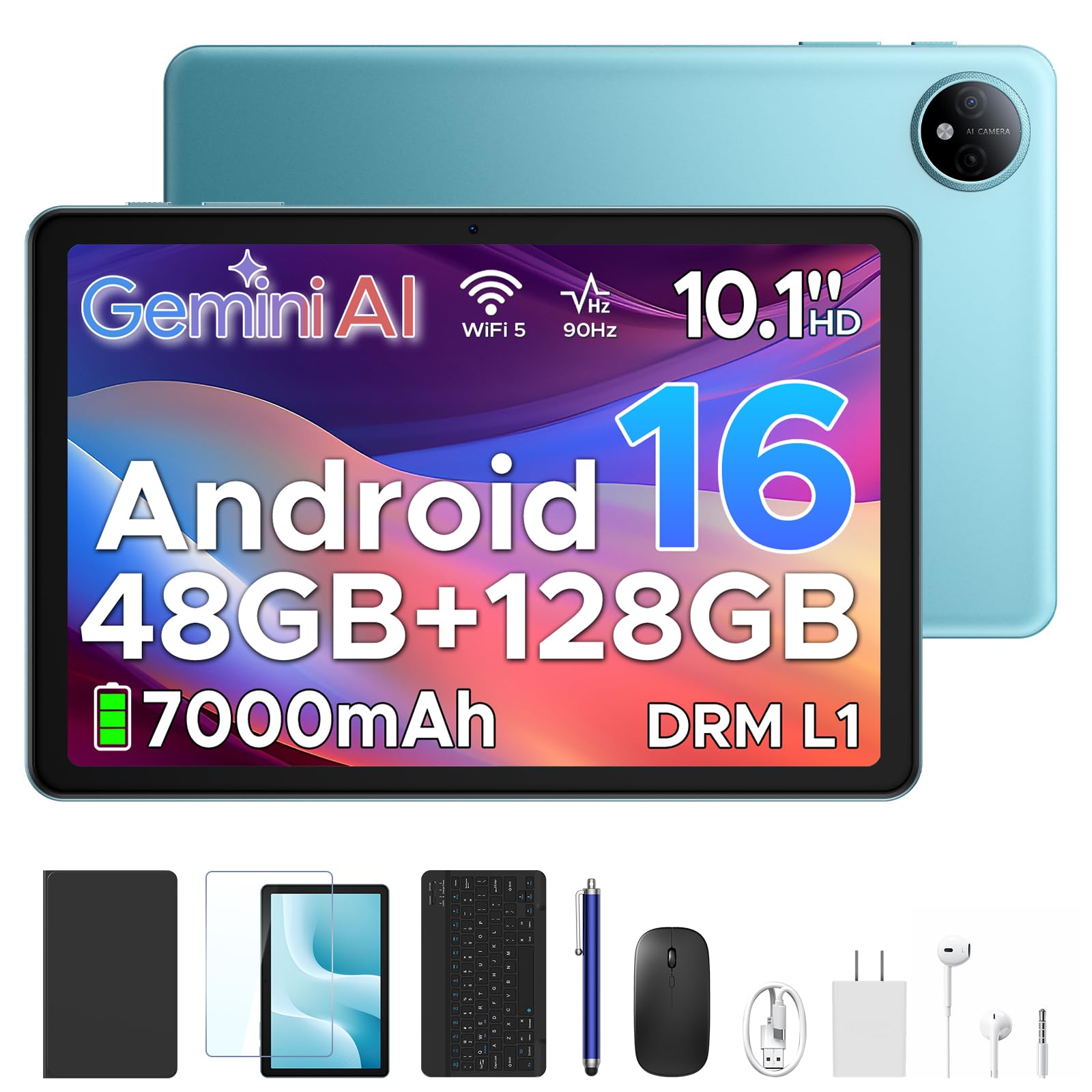 Amazon.co.jp: 【2026 Android 16 タブレット 10インチ セット版 】P10
