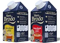 Combo Caldo Vero Brodo Bone Broth Galinha E Carne 500ml Cada
