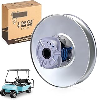 10L0L Golf Cart Torque Driven Clutch Compatible with Club Car DS & Precedent 4-Cycle Gas (97-15), Carryall Turf XRT (97-up), Pioneer (01-04), 4-Cycle Gas Models OEM# 101834001