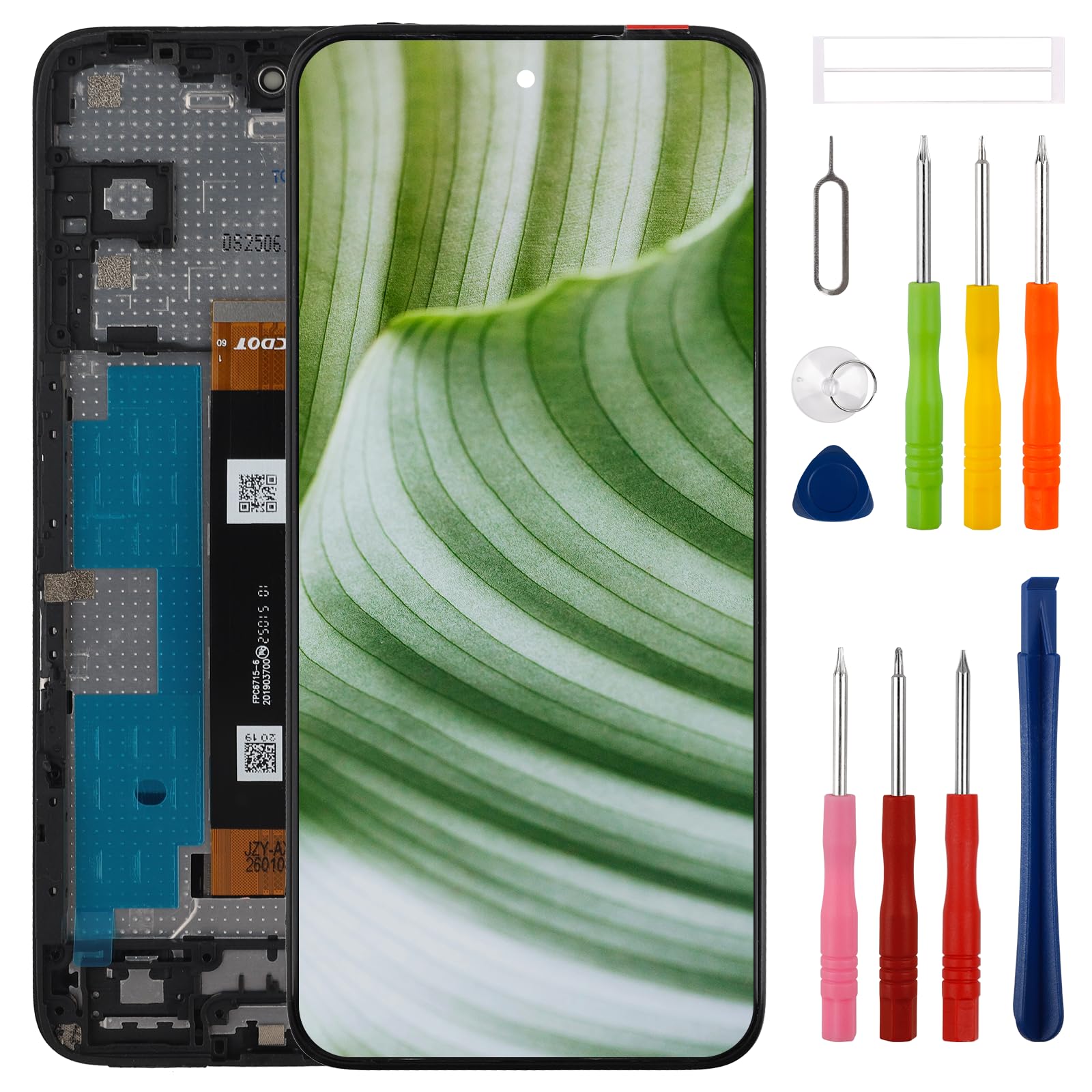 New LCD Display for TCL 60 5G 60SE 60R 605 6.7" Touch Screen Digitizer Assembly Replacement with Upgraded Repair Tools Kit