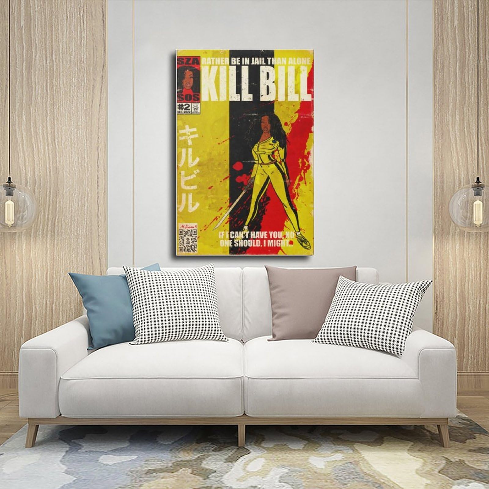 KILL BILL5。 a4水彩アート紙 KILL BILL5。 a4水彩アート紙