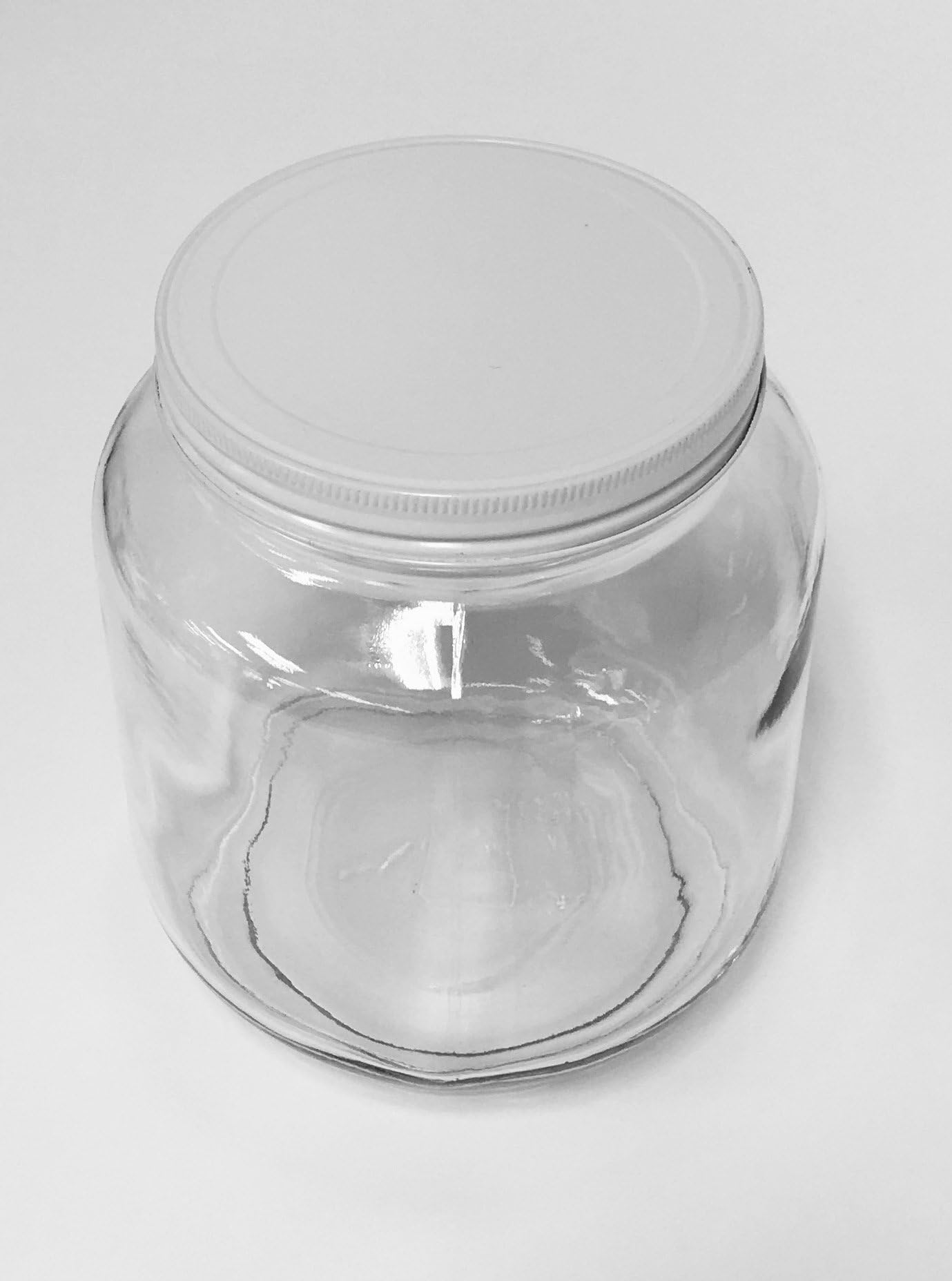 HALF GALLON GLASS JAR WITH METAL LID (SINGLE JAR)