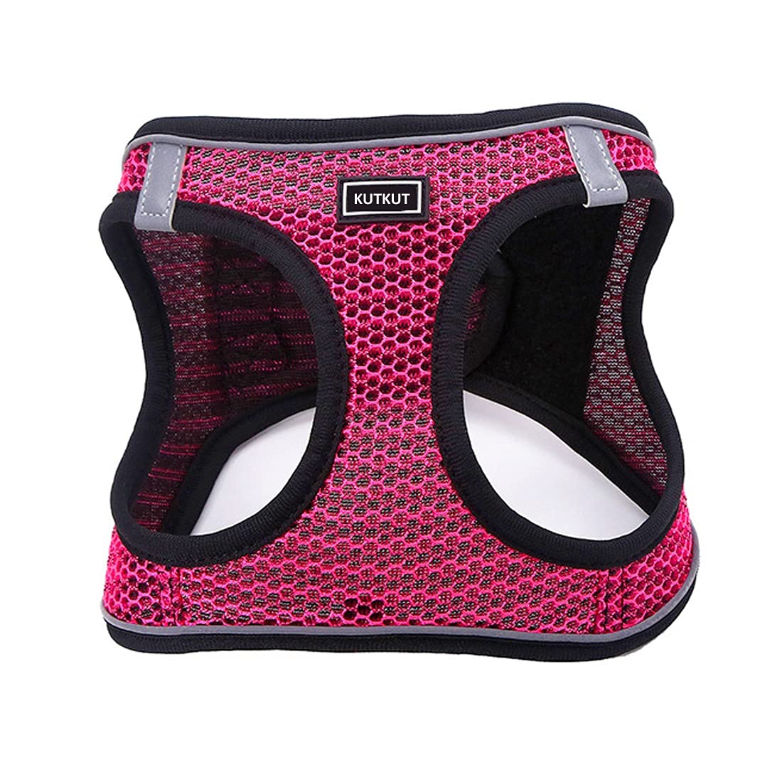 KUTKUT Adjustable Breathable & Reflective Vest Harness with Leash, Air-Mesh Step-in, Escape Proof | Set for Puppy (Size M, Chest Size: 38-42cm, Pet Weight: 3-5Kg) (B094QSCCZ7) Amazon Price History, Amazon Price Tracker