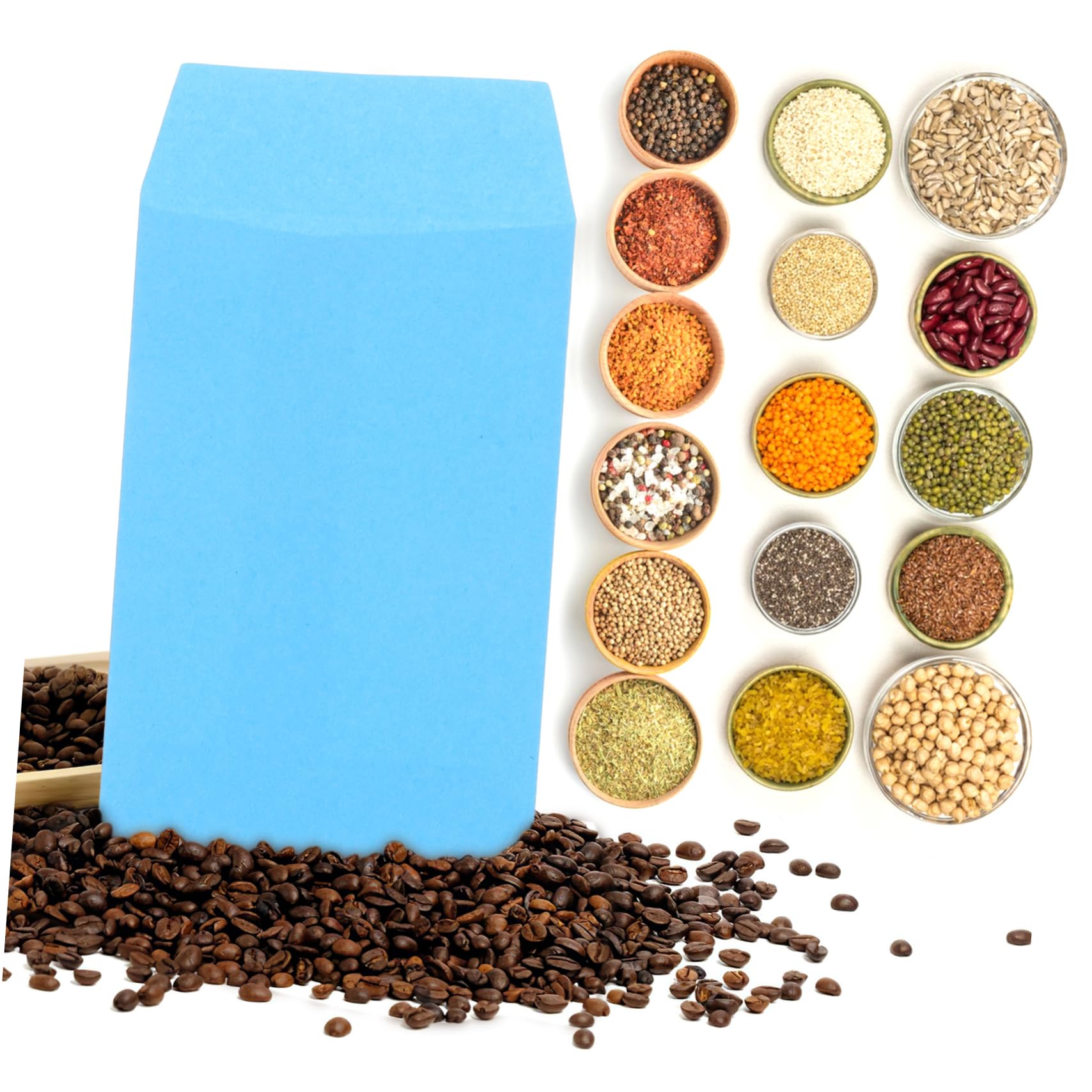TOPBATHY 5 Series Sobre De Semillas Suministros Escolares Sobres Lista Diminuto Pequeño Paquetes De Almacenamiento Pequeñas Bolsas De Papel Sobre De Almacenamiento De Papel 160 Piezas X 5