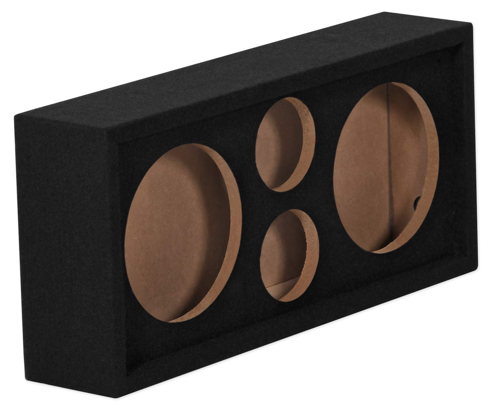 Rockville CH102SP Car Audio Enclosure Box for 2 8