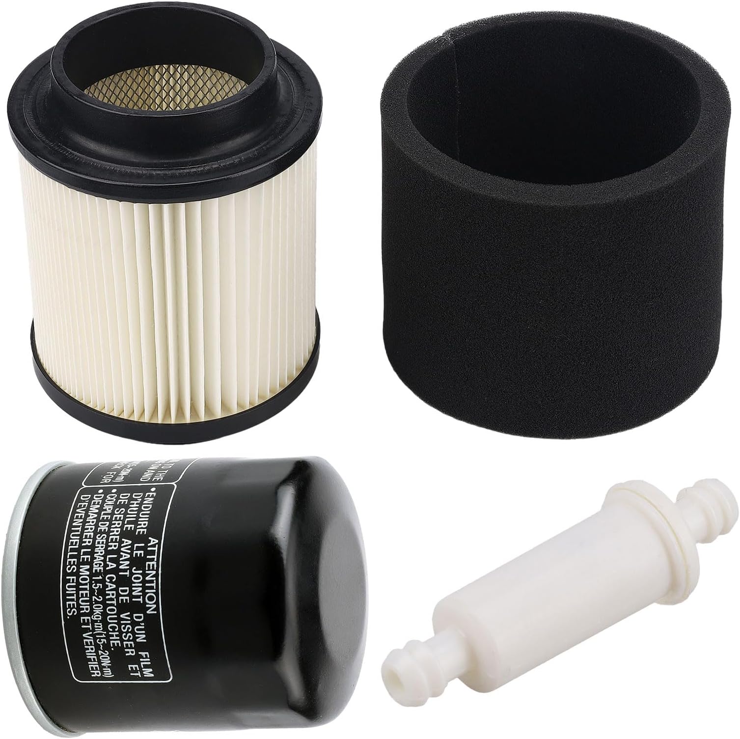 LOCOPOW Air Filter 0452306 1253355 Oil Filter 2520799 3084963 Fuel Filter 2530009 Replacement for 2006-2011 Polaris Hawkeye 300 2x4 4x4 Sportsman 300