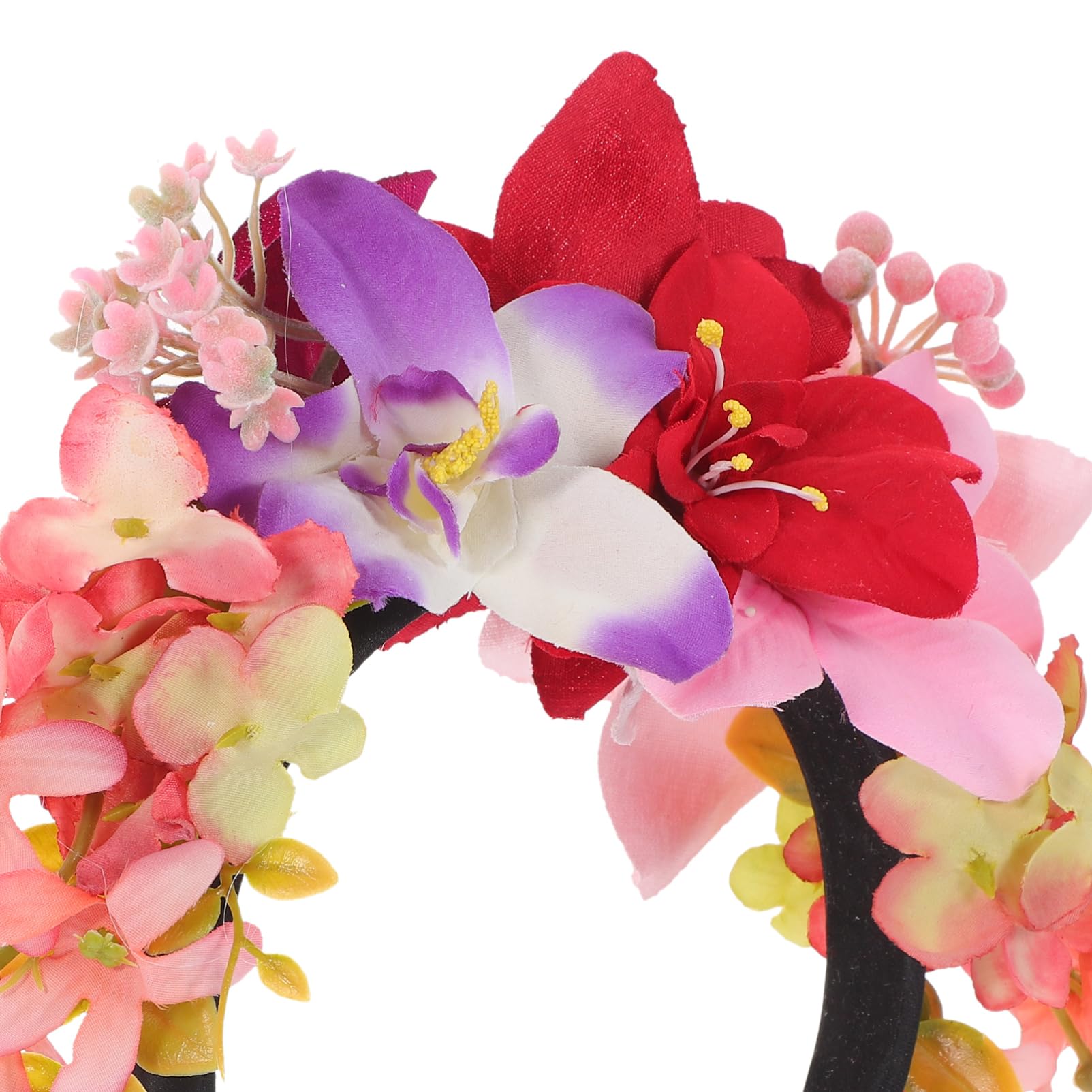 Beavorty 5 Pezzi Di Fascia Per in Tessuto Leggero Con Fiori Di Giglio Alla Moda Per Donne E Ragazze Per Feste E Occasioni Speciali