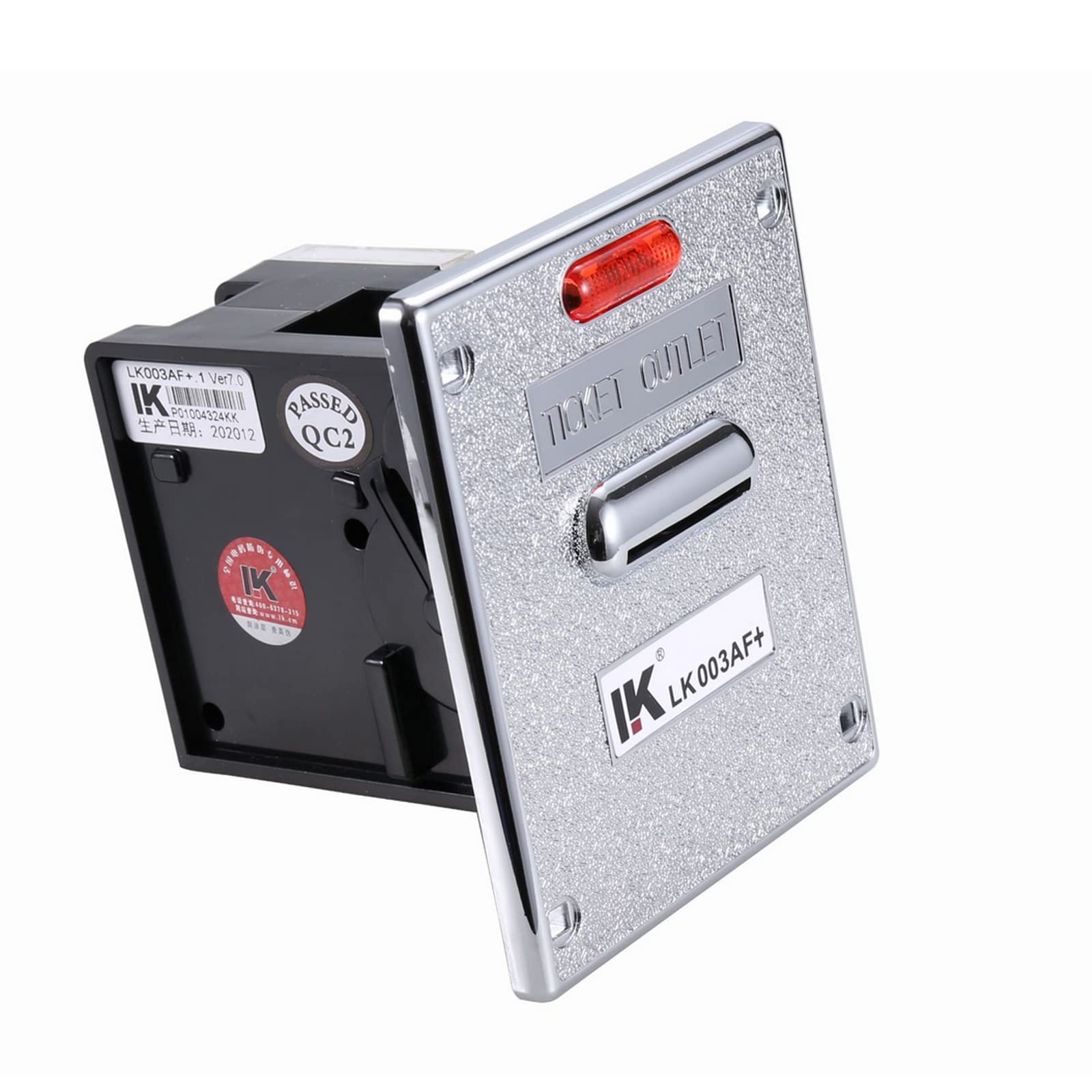 CHICHIYANG Sbocco esterno del biglietto della macchina di lotteria dell'erogatore del biglietto per gli accessori della macchina del videogioco arcade LK003AF