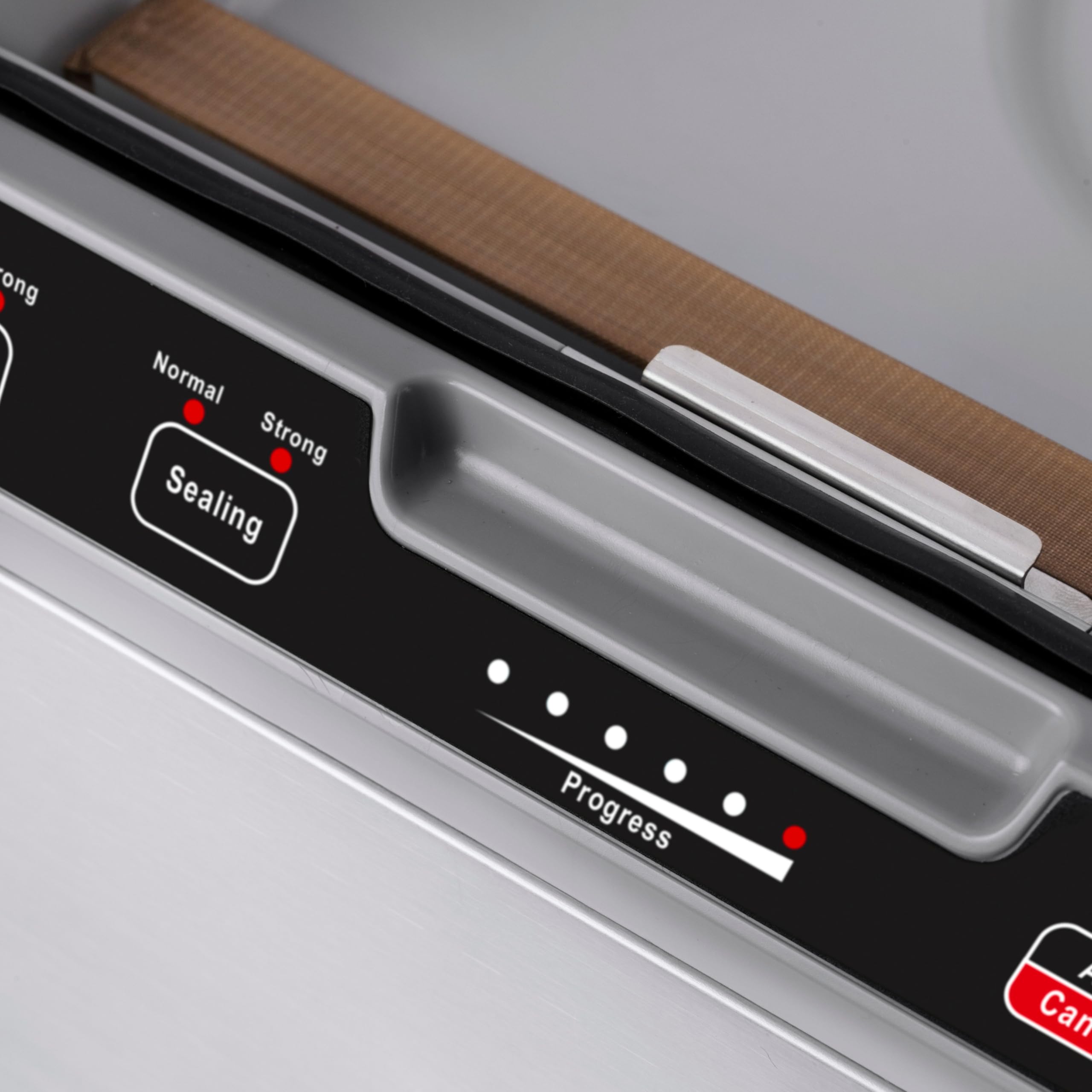 CASO VacuChef 40 - Macchina sottovuoto professionale compatta a camera per alimenti, aspirazione potente da 70 L/min, capacità di 3 litri – acciaio inox