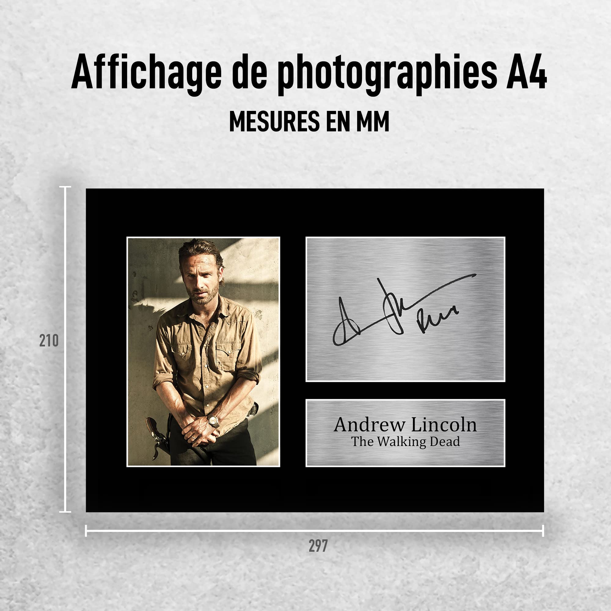 HWC Trading Photo Imprimée Avec Autographe De Melissa McBride The Walking Dead Carol Peletier Pour Les Fans De La Série TV - Format A4