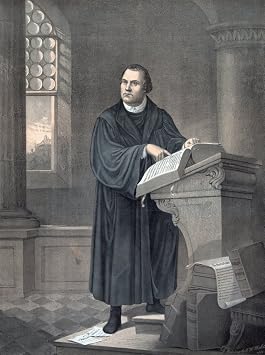 Posterazzi Martin Luther 1483 To 1546. German Theologian. After A 19Th Century Lithograph. Poster Print, 12 x 17