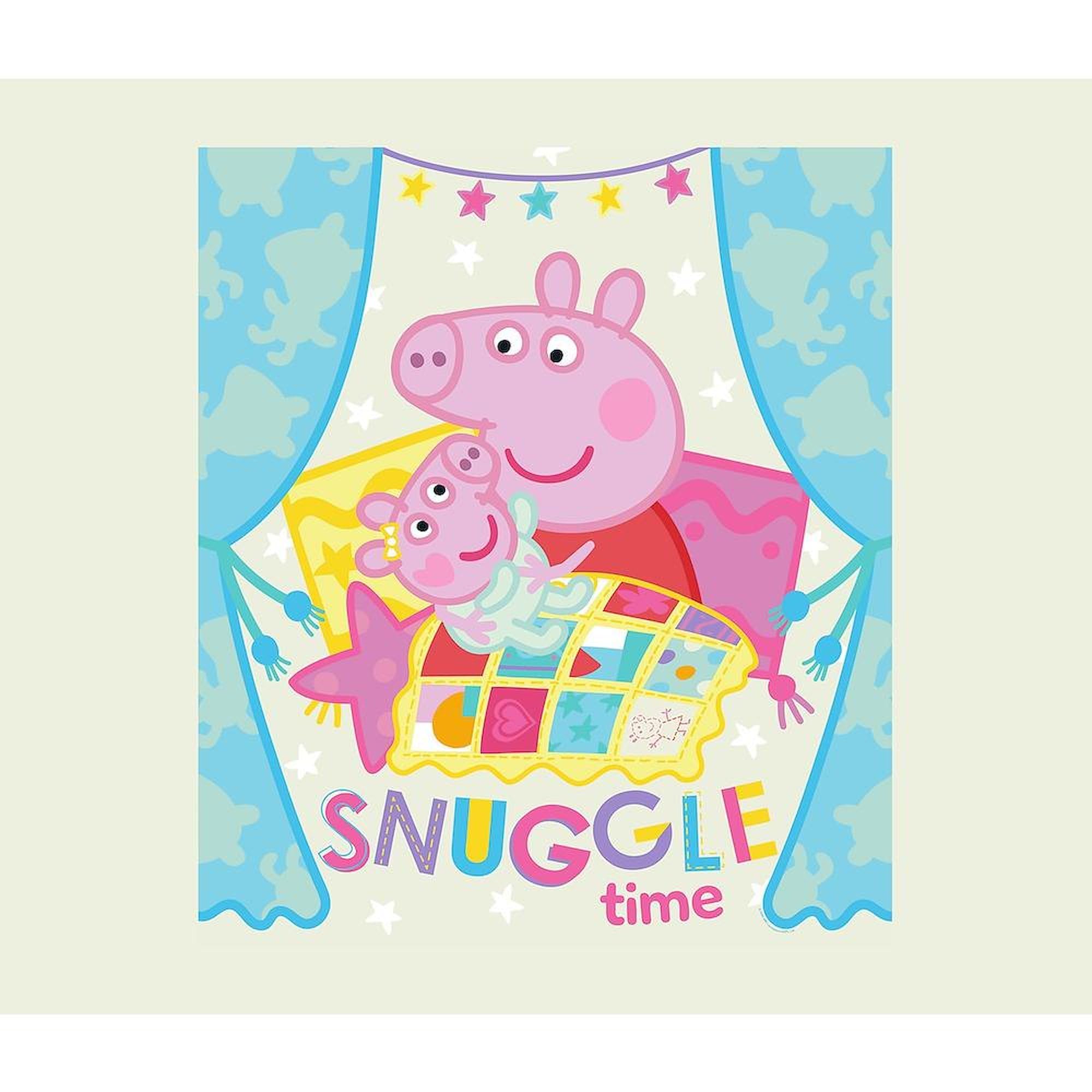 CafePress Peppa Pig: Snuggle Time King Duvet Cover, Printed Comforter Cover, Unique Bedding