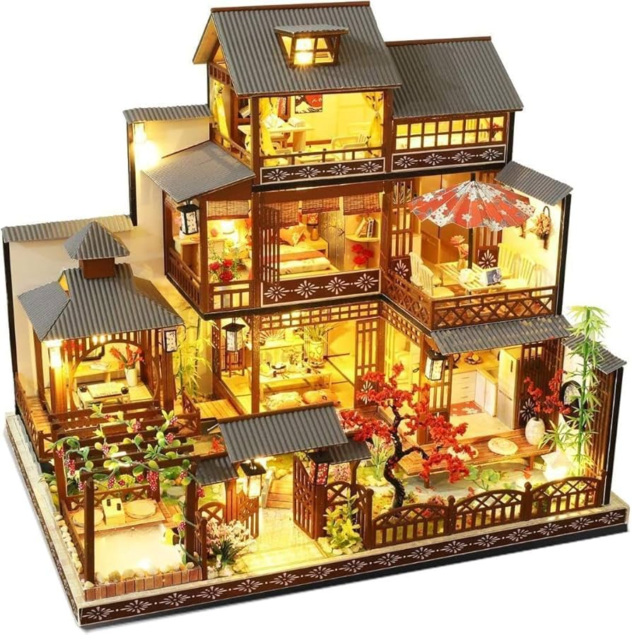 Amazon.co.jp: 【M1712-111-80】 木製 ドールハウス ミニチュア