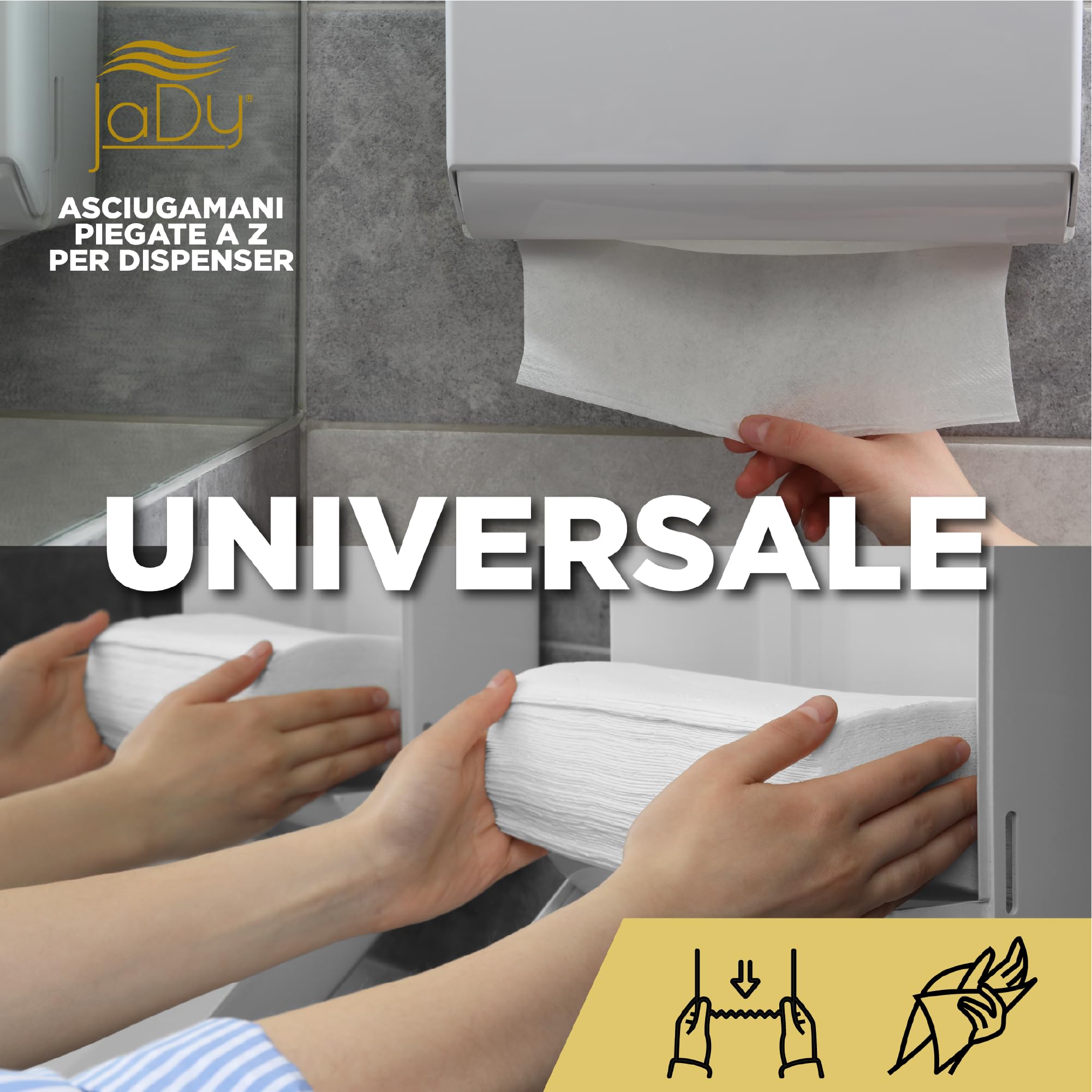 Carta Monouso per Bagni: Asciugamani per Dispenser & Carta Igenica
