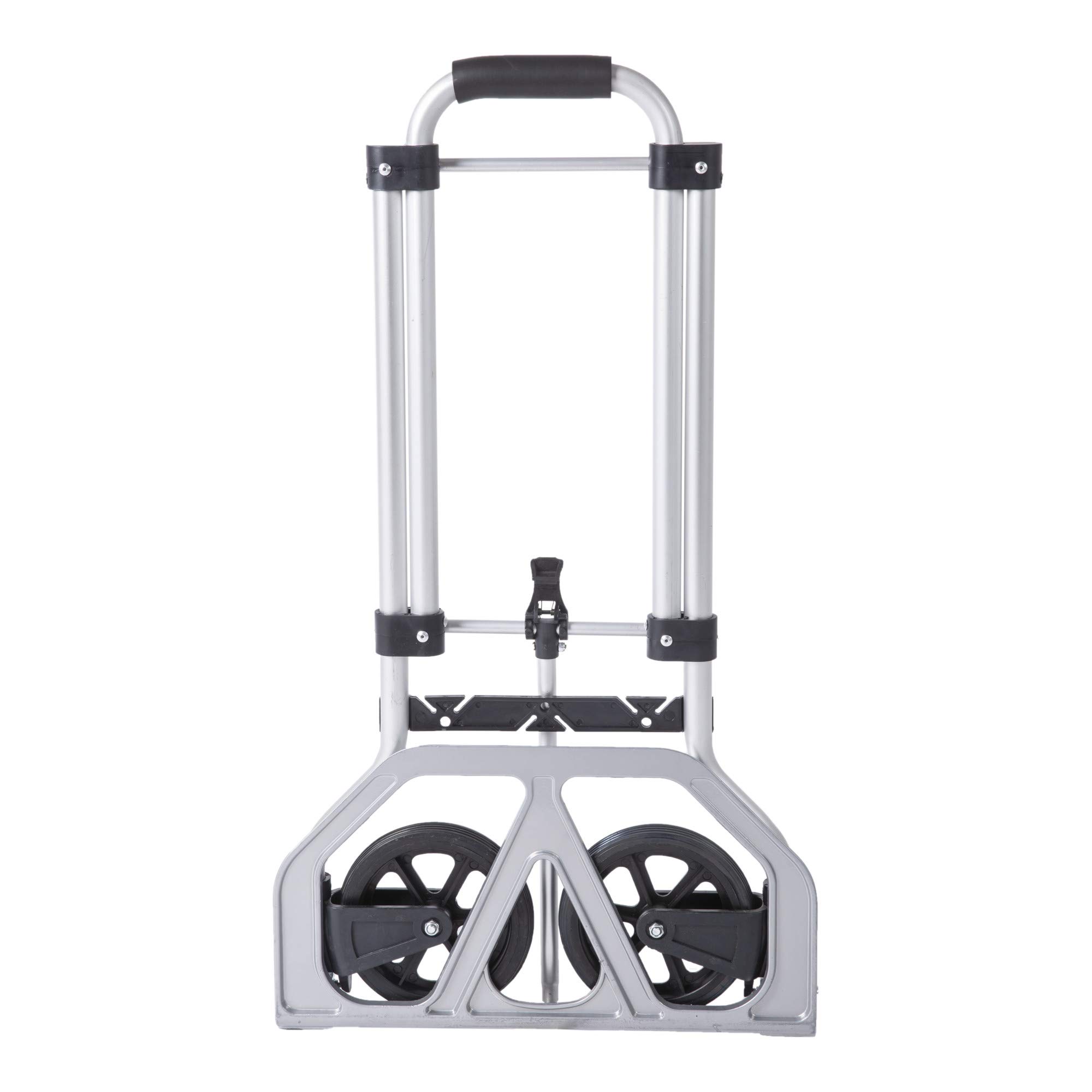 STIER Sackkarre Basic, klappbares Modell, Tragfähigkeit bis 45 kg, aus Aluminium, ideal für Transportaufgaben, mit Vollgummi-Bereifung, leicht und handlich