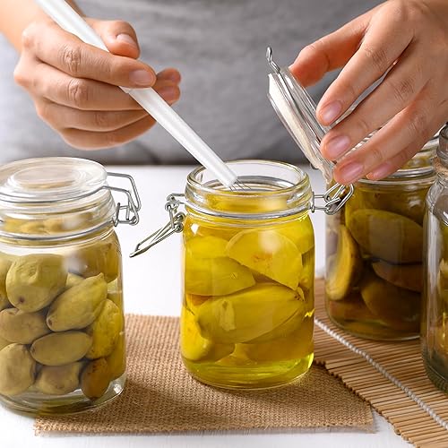 Miniatura 2 de Recogedor de pepinillos, 2 unidades, pellizcador de pepinillos de lujo de acero inoxidable y plástico, herramienta de agarre de pepinillos de oliva