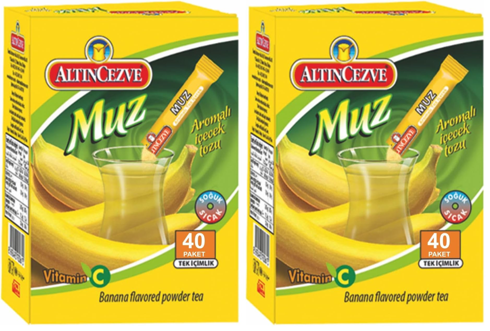 Altıncezve Muz Tek İçimlik İçecek Tozu 40 X 1.5 Gr 2li paket