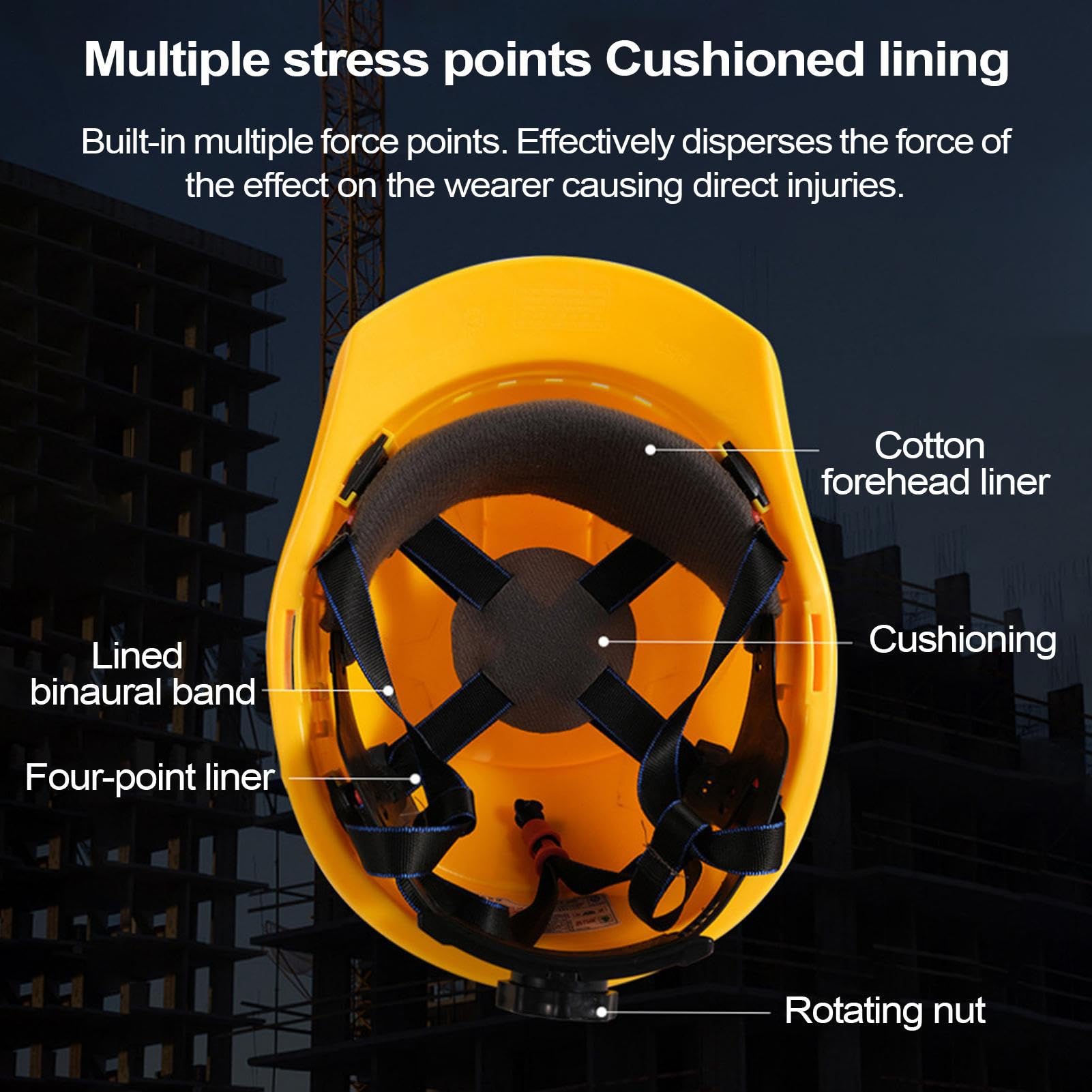 Chapeau avec ventilateur intégré, rechargeable par USB avec aération de refroidissement, casquette d'extérieur réglable pour travaux de construction, utilisation personnelle par temps chaud 28,5 x