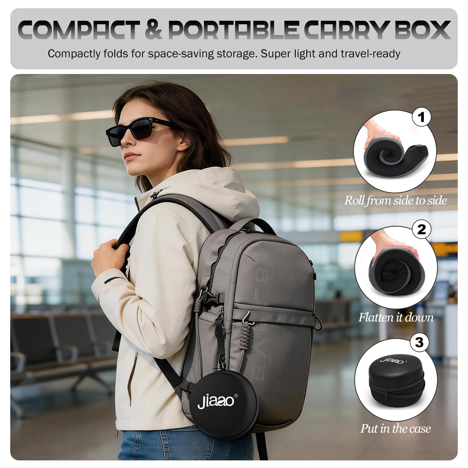 Ergonomic Travel Pillow - Neck Support for Flights -8