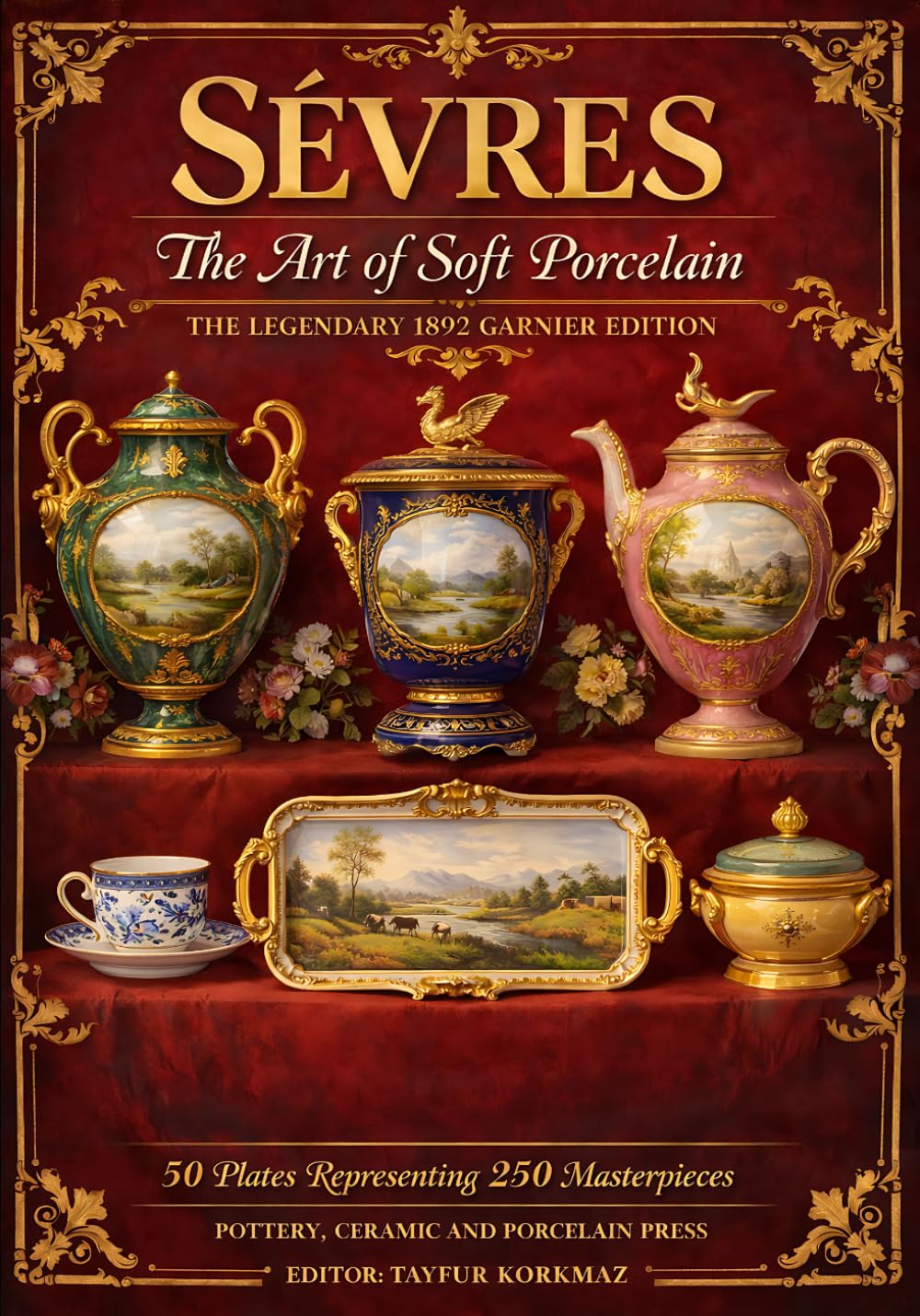Sèvres: The Art of Soft Porcelain (The Legendary 1892 Garnier Edition): 50 Plates Representing 250 Masterpieces
