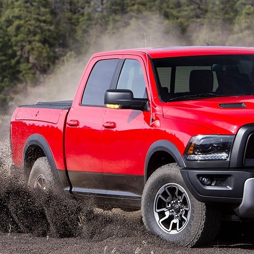 Miniatura 6 de FIONE Para Dodge Ram 1500 espejo intermitente luz LED 2009-2018 Ram 2500 2010 Classic 2019-2021 lado derecho del pasajero 68064948AA