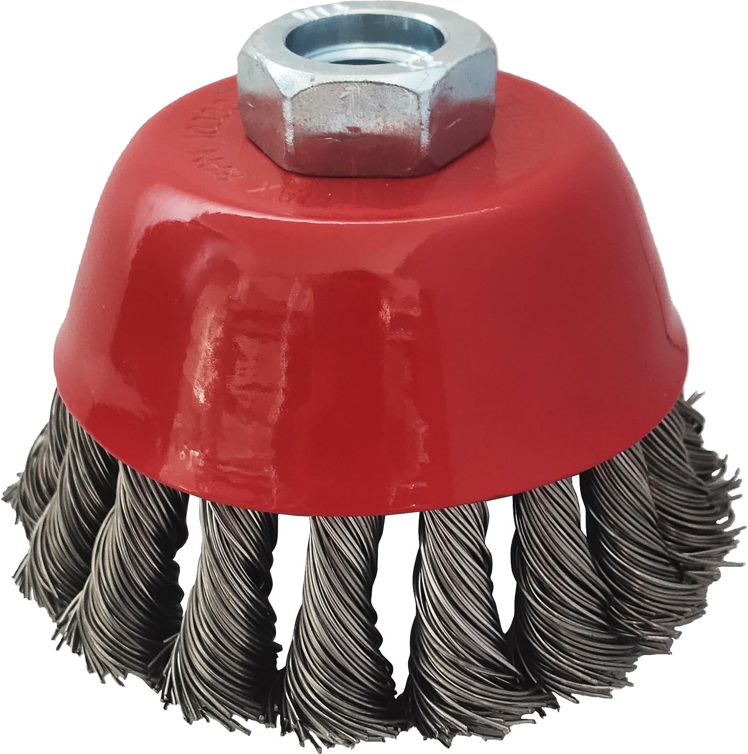 Brosse conique inox torsadé anti-contamination pour soudures propres KS Tools 340.0027