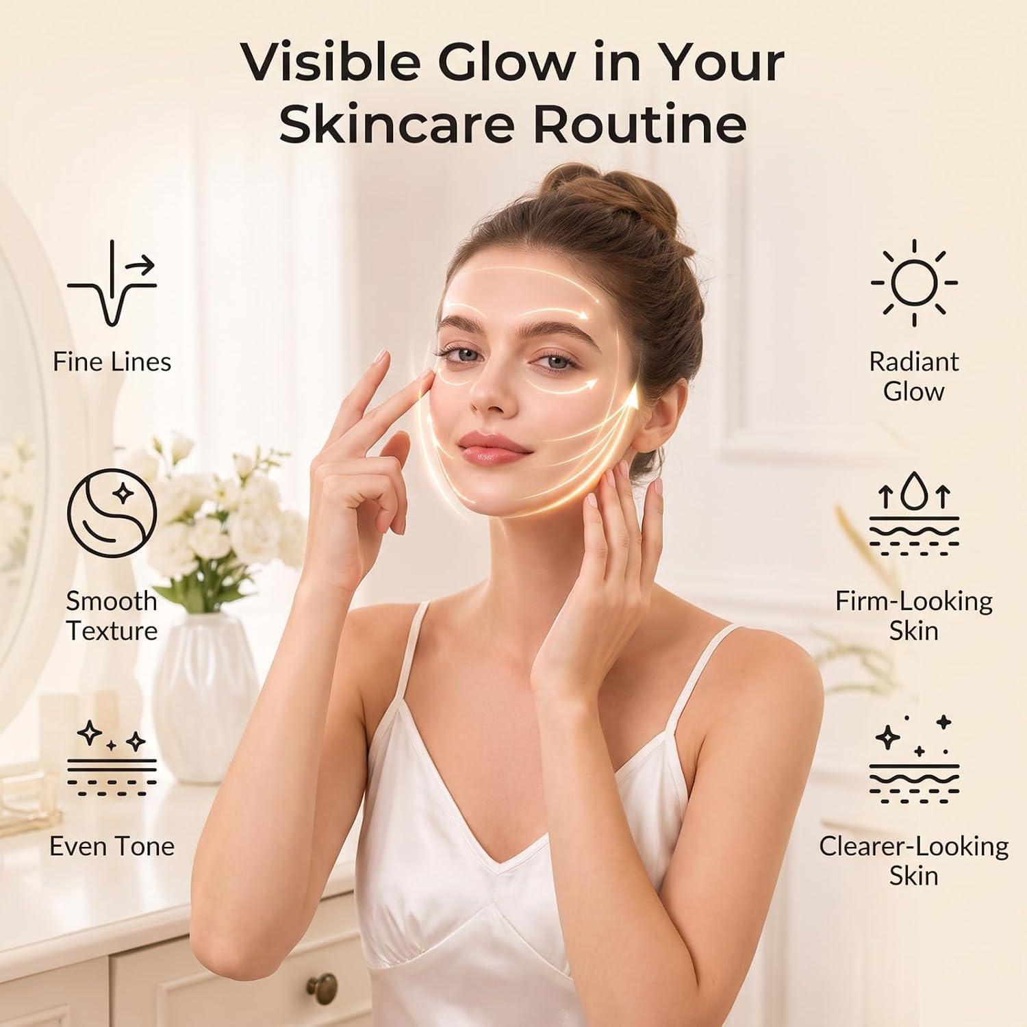 Maschera facciale di terapia della luce rossa di 7 colori, ringiovanimento