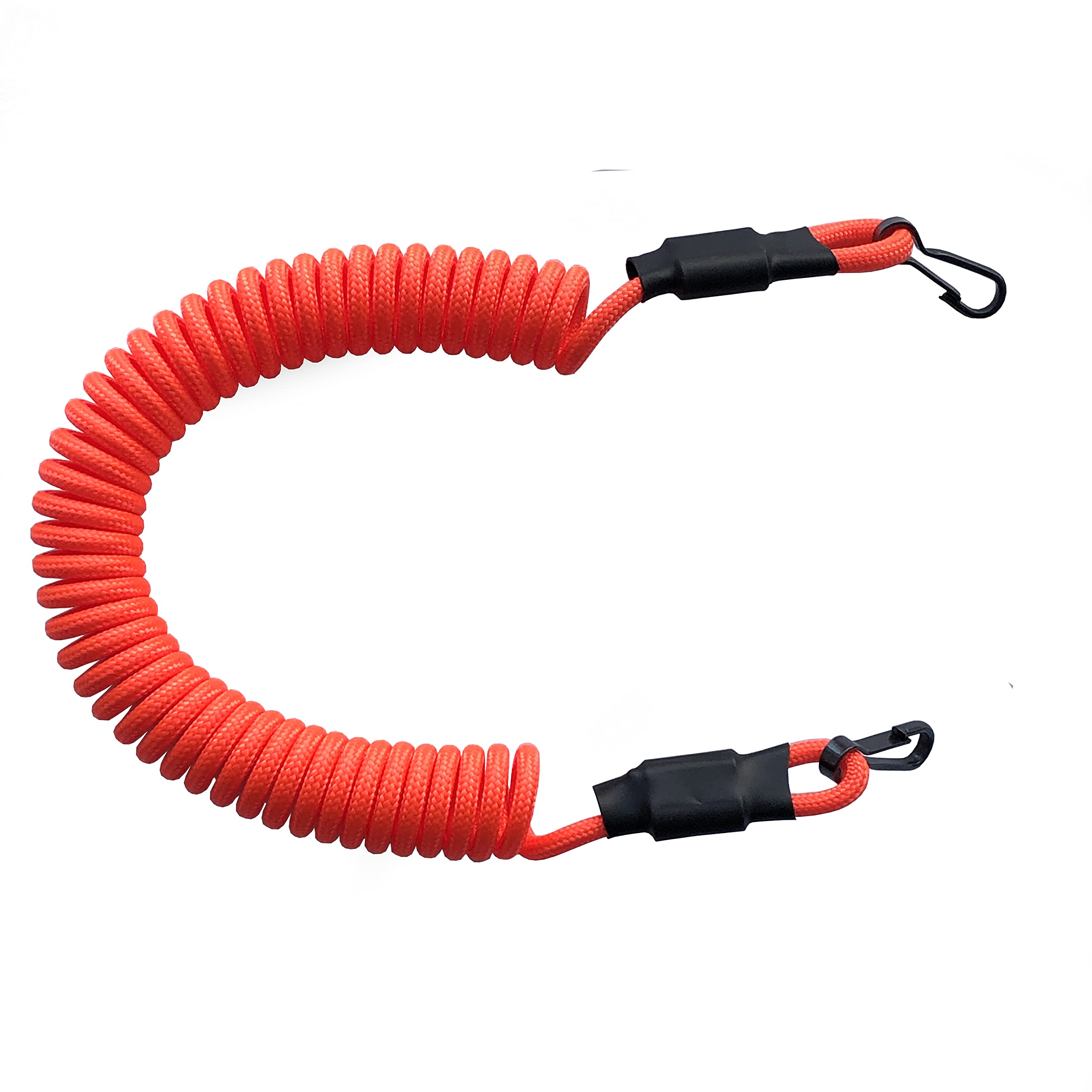 EdcX Paracord Nylon Tactical Lanyard, spiral cable, elastic key pendant made of Paracord, 4 types of fastening to choose from