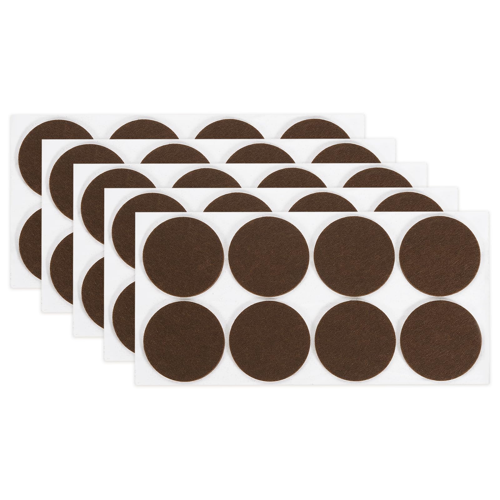 Almohadillas de fieltro para muebles con protectores autoadhesivos de 50 mm