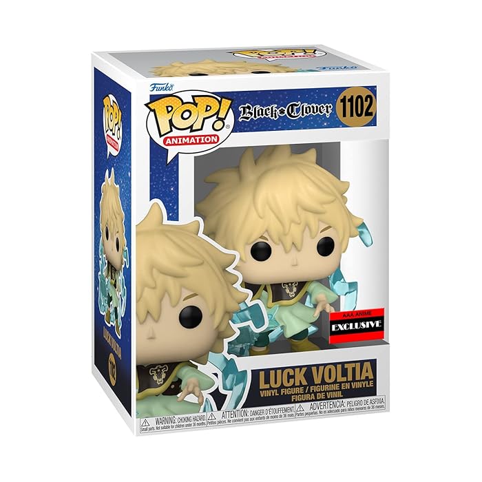 Buy Funko Pop Black Clover Luck Voltia Figure AAA Anime Exclusive 