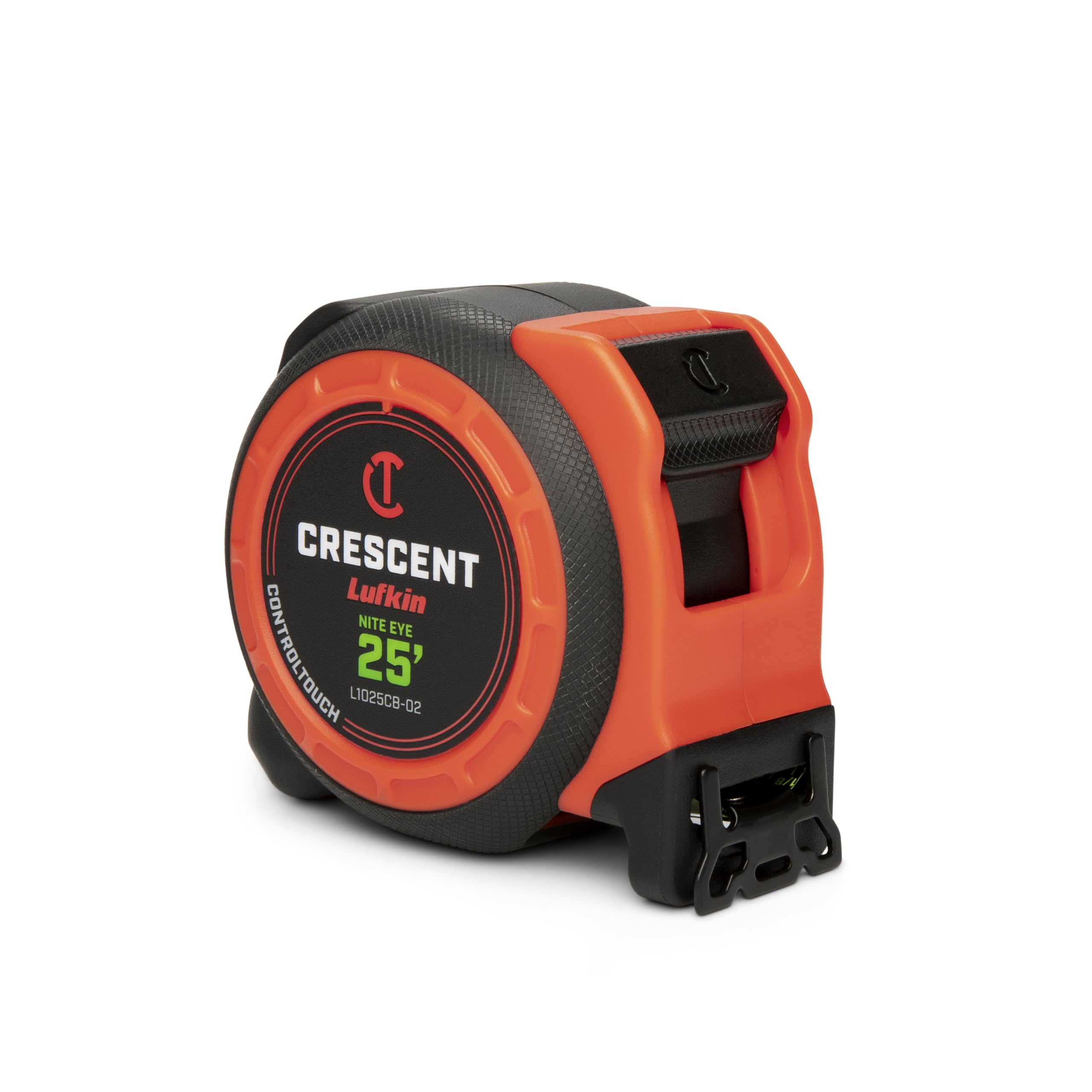 Crescent Lufkin 1-3/16 x 25' Command Control Series Black Clad Tape Measure - L1025CB-02