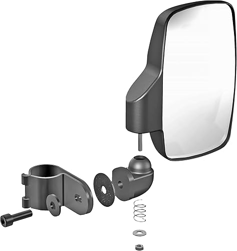 Miniatura 7 de Seizmik Espejos laterales plegables UTV para modelos UTV de tubo redondo de 2 pulgadas  Juego de 2  Compatible con modelos seleccionados Yamaha, Can