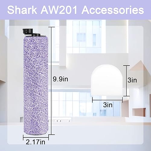 Miniatura 7 de Hydrovac Cepillo de rodillo y filtro de repuesto para aspiradora Shark WD101 WD201 WD100 WD200 AW201 WD200C WD201C WD101C AW261 wd160 HydroVac XL 3