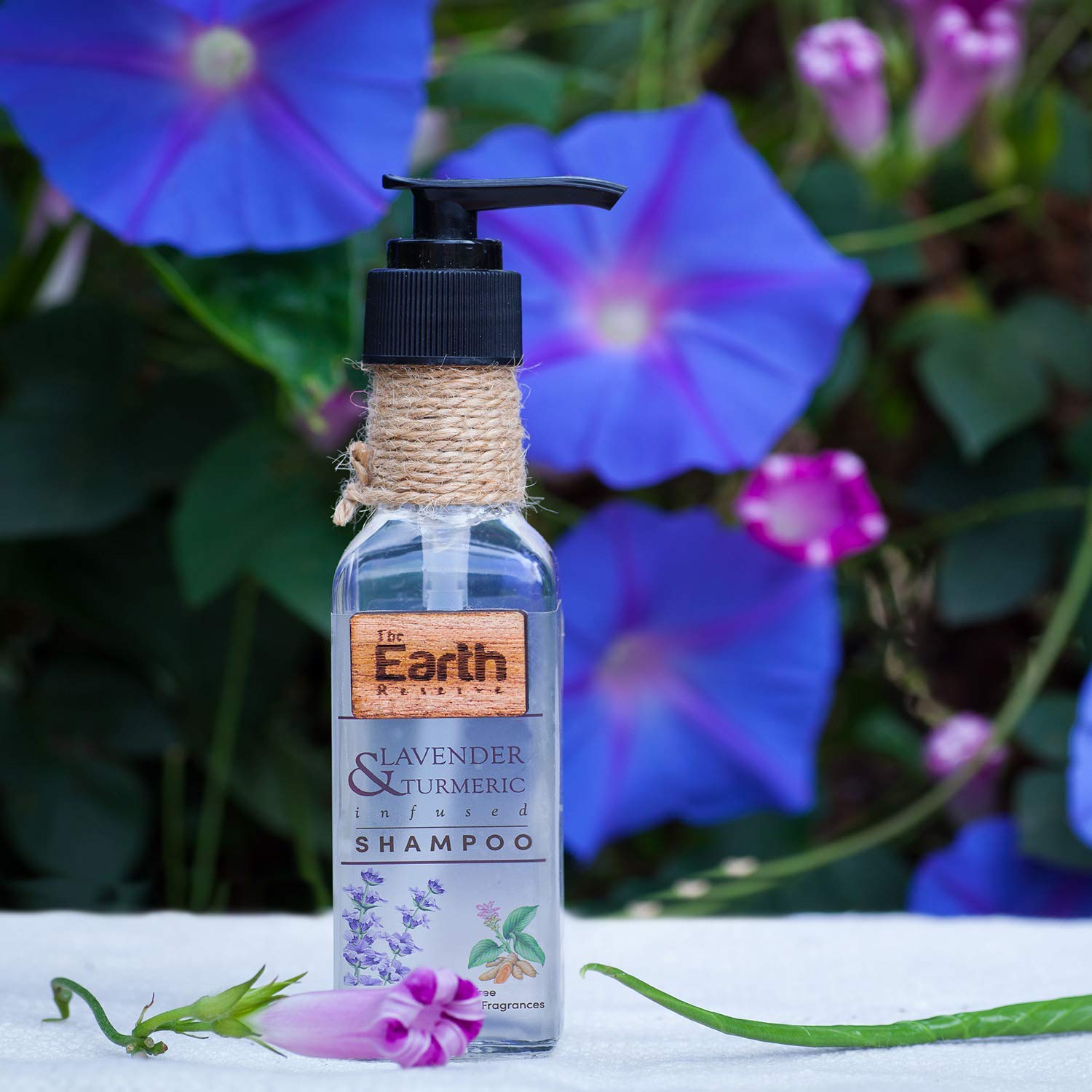 Lavender & Turmeric Shampoo, SLS & Paraben Free, Daily Use Mild Shampoo, Cocoa Butter Enriched, Mild & Gentle Cleansing - 100Ml