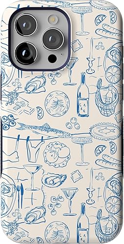 Vista 337 de Casely Funda para iPhone 15 Pro Max Jardín Secreto Flores mixtas Funda atrevida Compatible con MagSafe y botón de acción Secret Garden