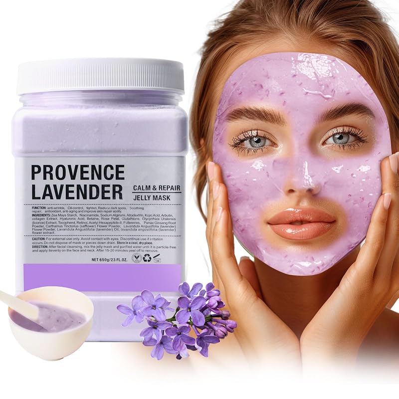 Máscara facial de gelatina Collagen Jelly Mask ELVENSTARS, lavanda