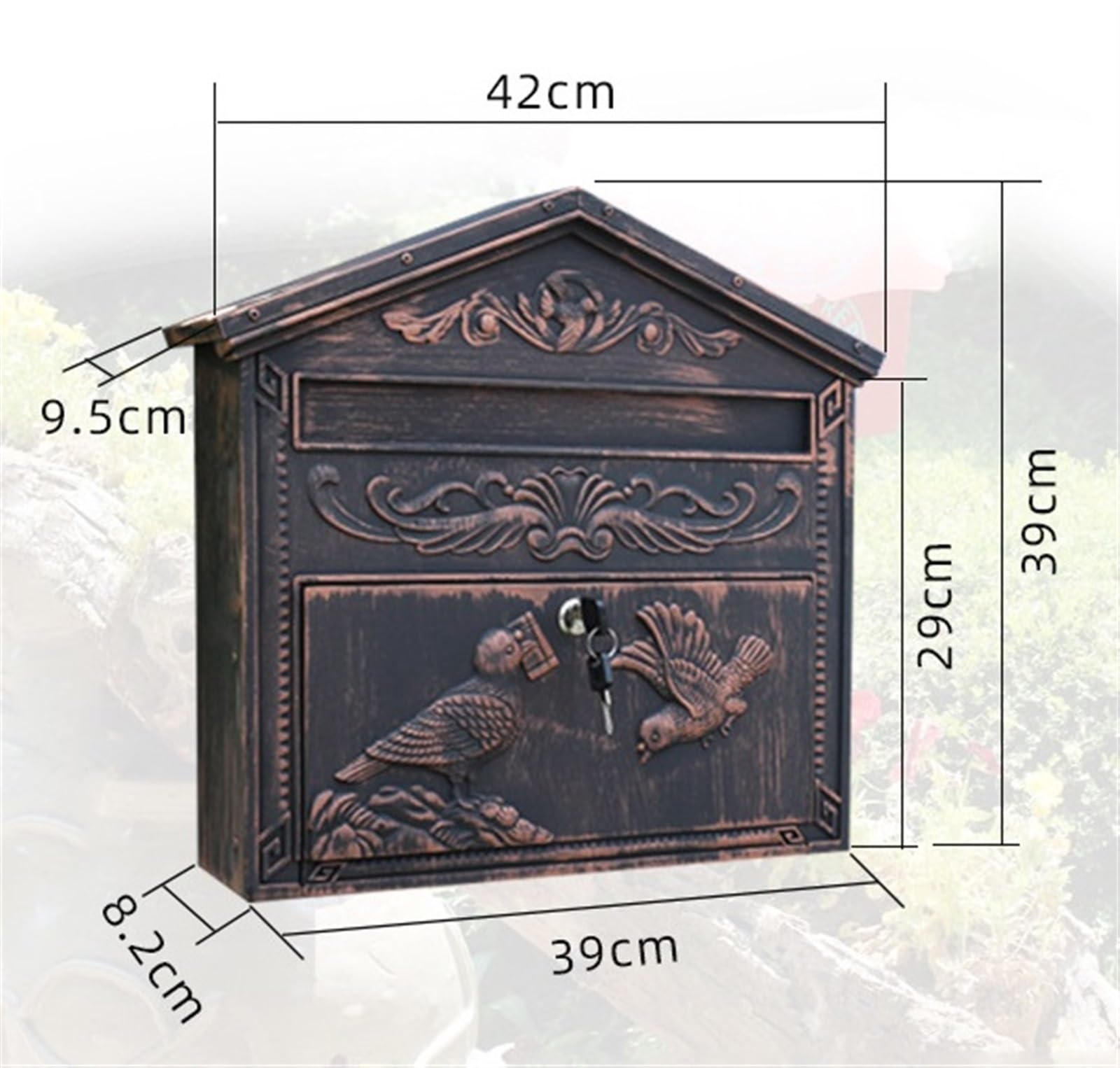 Moderne Briefkästen Wandmontierte Briefkästen Für Den Außenbereich Briefkasten Retro Villa Outdoor Briefkasten Sammelbox