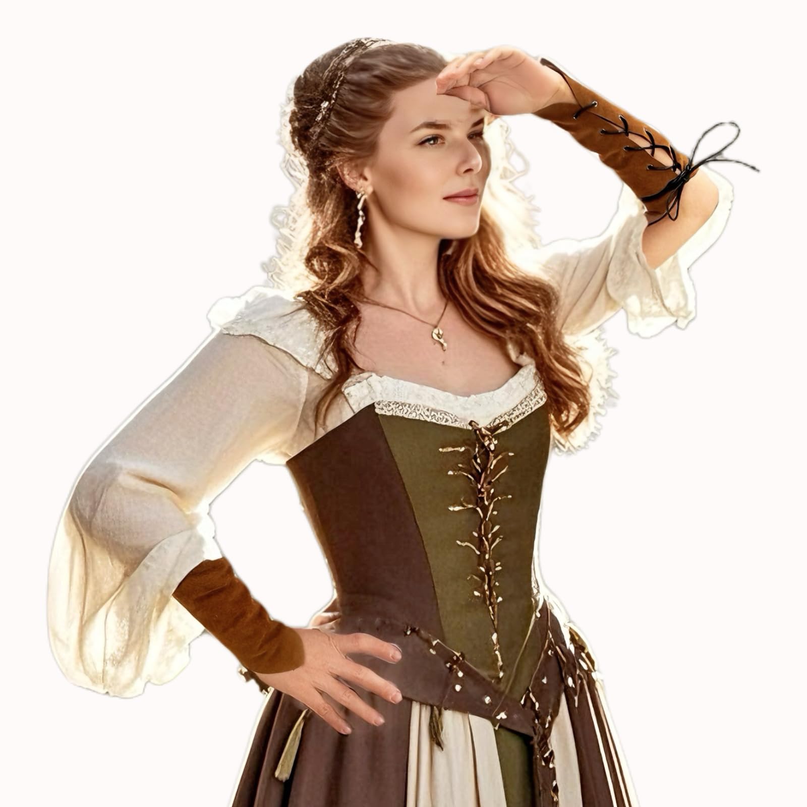 1 Paar Mittelalterliche Leder Arm Bracers Viking Arm Guards Bogenschießen Arm Gauntlet Armband Breite Arm Armor Manschette für Frauen Männer
