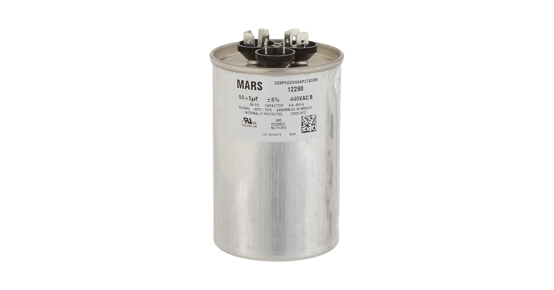 miki1255257です Amazon.com: MARS - Motors & Armatures 12290 50 + 5 uF MFD x