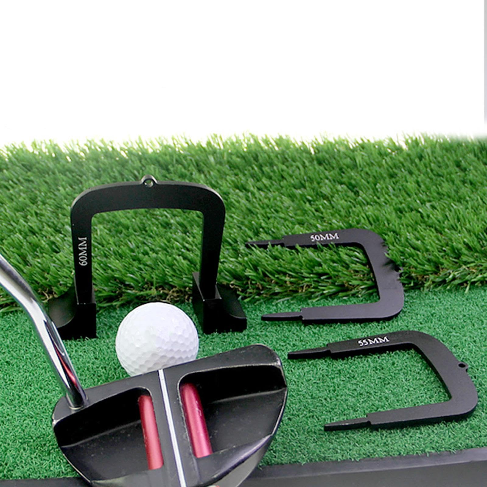 3 Pezzi Golf Putting Gates di Allenamento Putt Porte Alluminio Resistente Strumento Portatile Leggero per Migliorare Swing Adatto per