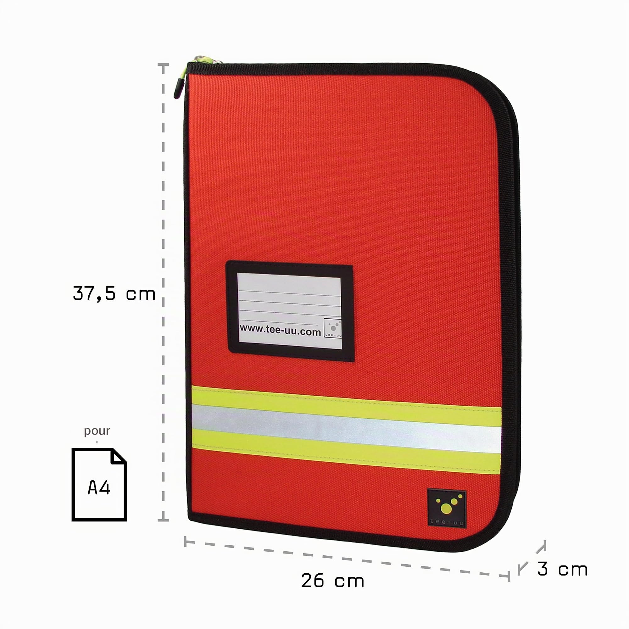 tee-uu TEAM Organisateur (rouge) 26 x 37,5 x 3 cm