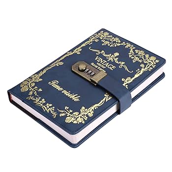 Amazon.co.jp: a5メモ帳 レトロ日記帳 鍵付き 高級ノート