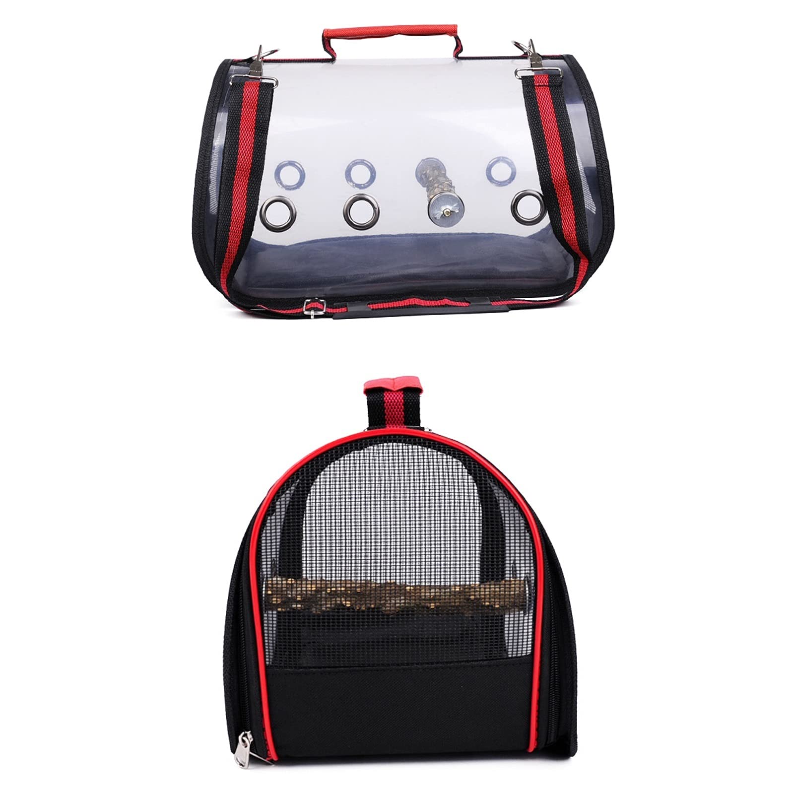 Jaula para Pájaros Mochila de pájaros ligeros Transparente y transpirable Pájaro Bolsa de viaje Pájaro Pájaro Copa de alimentación adecuada for transporte de aves al aire libre Jaula para Periquitos