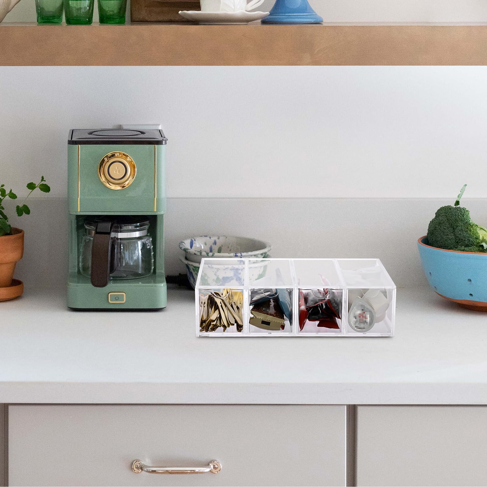 Acryl Aufbewahrungsbox Mit 2 Schubladen – Transparent, Stapelbar & Perfekt Für Schmuck, Kosmetik & Co.
