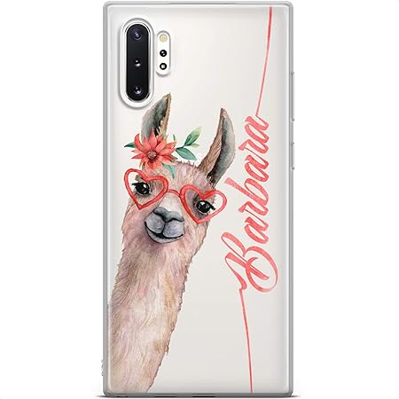 Amazon Com Lex Altern Tpu Case Compatible For Samsung S21 Ultra S Fe S10 Plus Note 10 S9 S8 Cover Slim Fit Phone Child Girl Print Lightweight Monogram Black Design Name Art Smooth