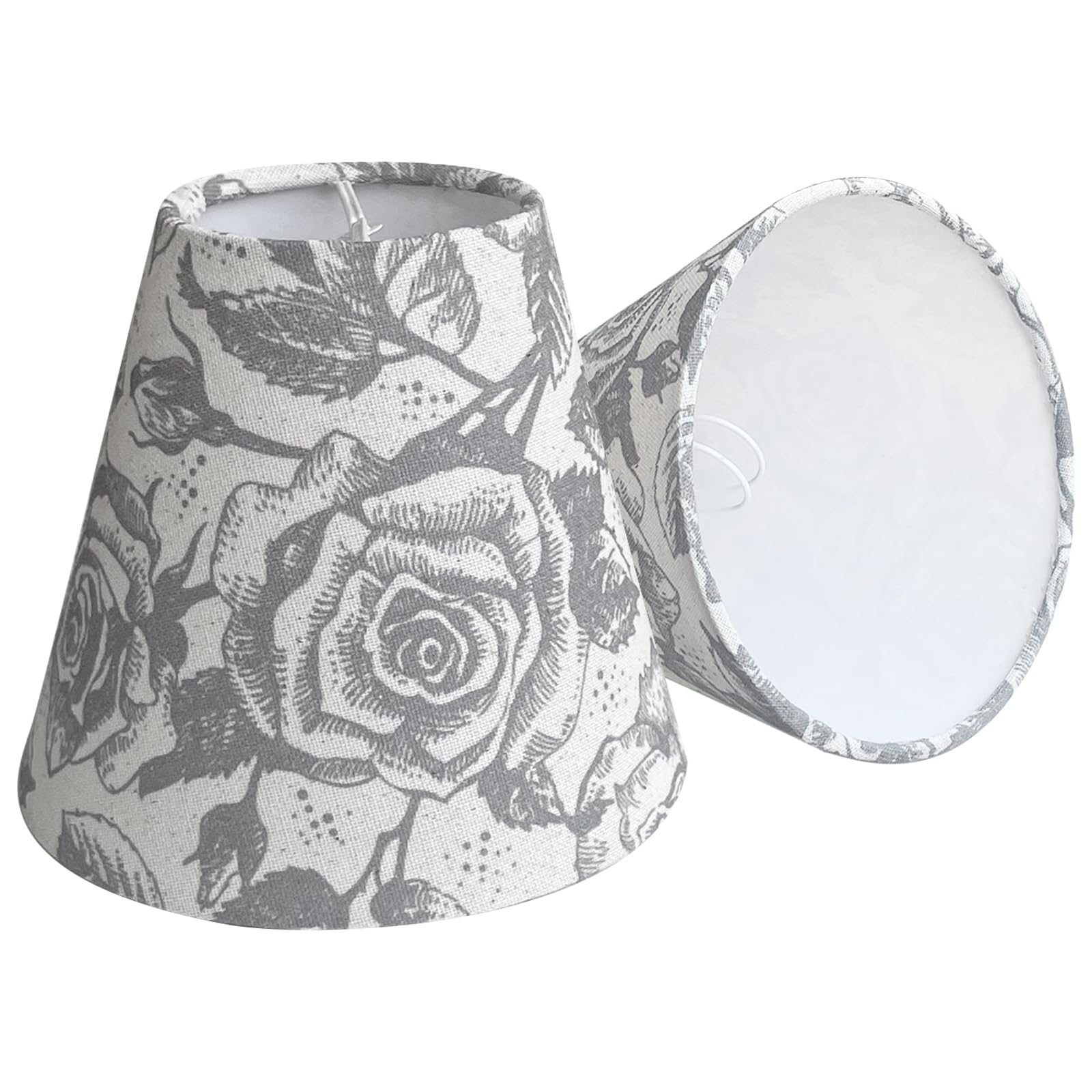 TOOTOO STAR Printed Clip on lamp shade,3x6x5 Inch mini small lamp