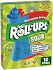Fruit Roll-Ups Sour Fruit Snacks – Blue Razzberry & Berry Punch Variety Pack, 10 Rolls – 5oz Kids Snack