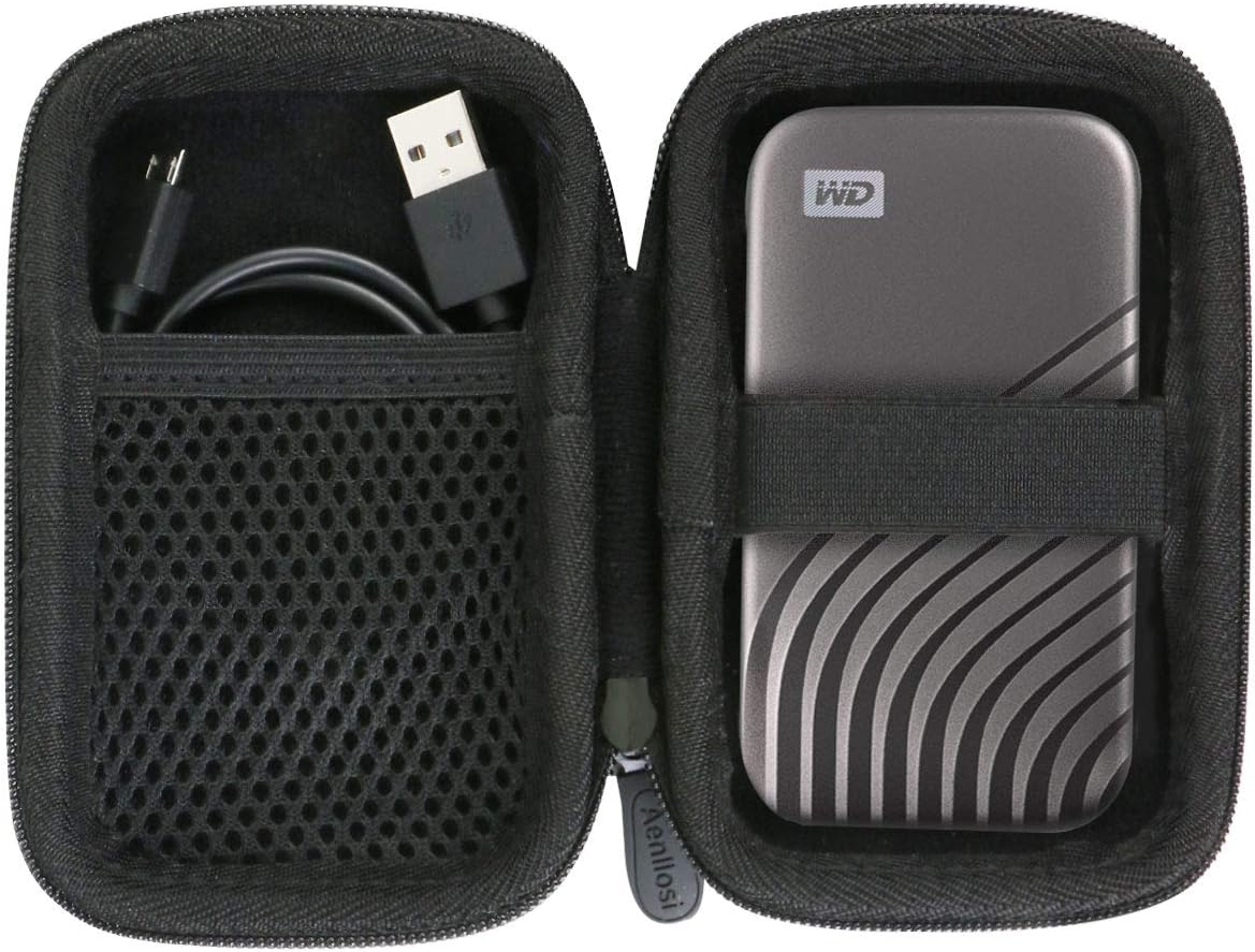 Custodia Rigida Per WD My Passport SSD 2020 - Borsetta Protettiva Rossa - Foto 13